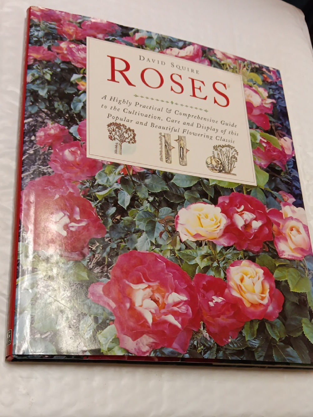 Roses Hardcover Book - Pink, Red, Yellow Cover